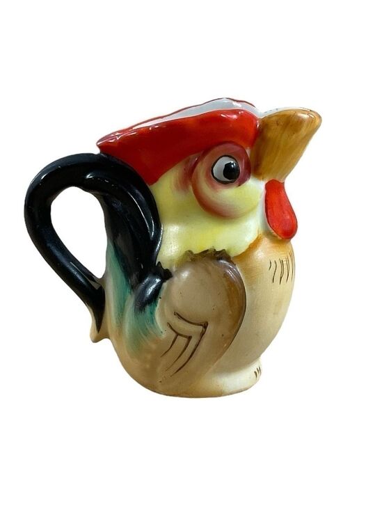 Vintage Other - Vintage Rooster Mini 3” Pitcher Made in Japan